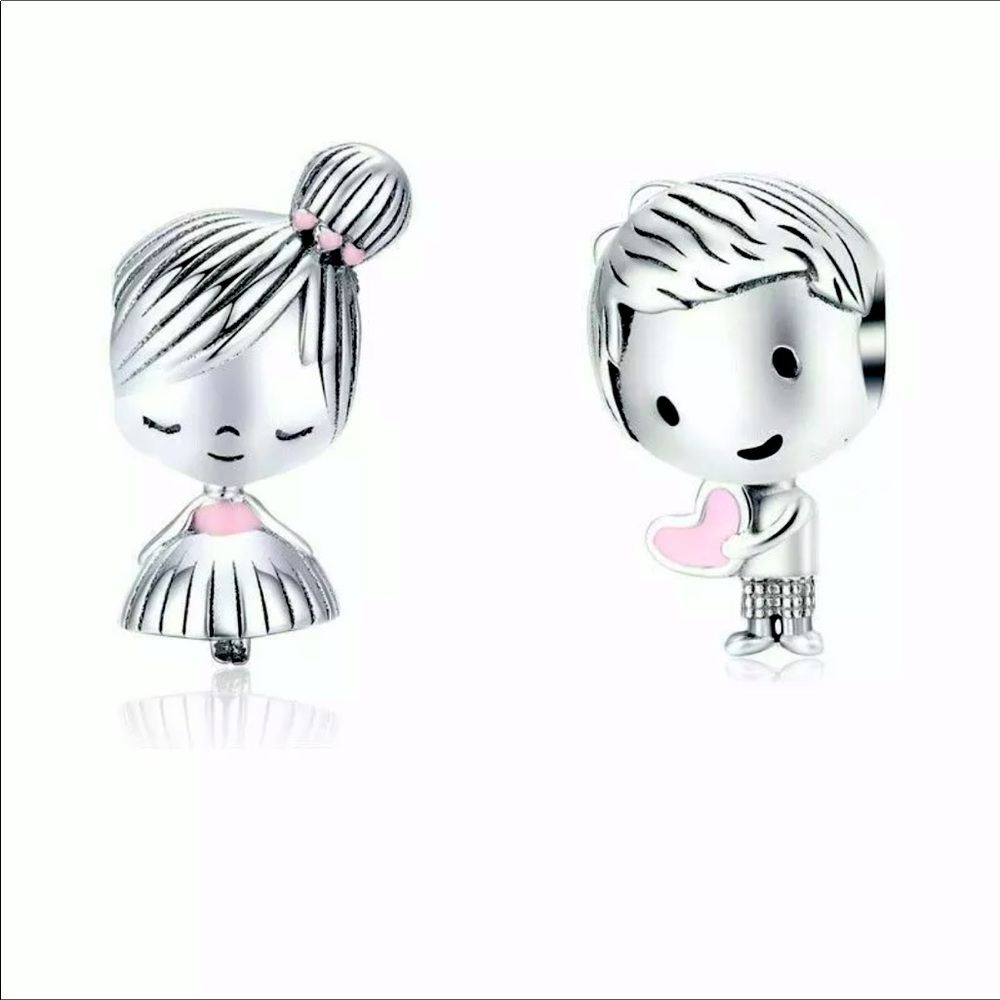New2Pc S925 European Charm Bead